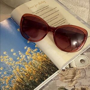 Coach Burgundy Sunglasses